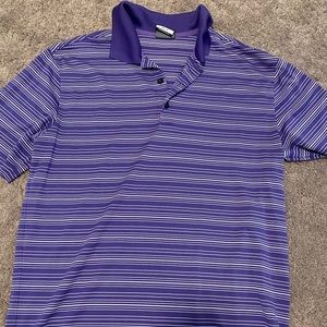 Purple Nike Dri-Fit Golf Polo
